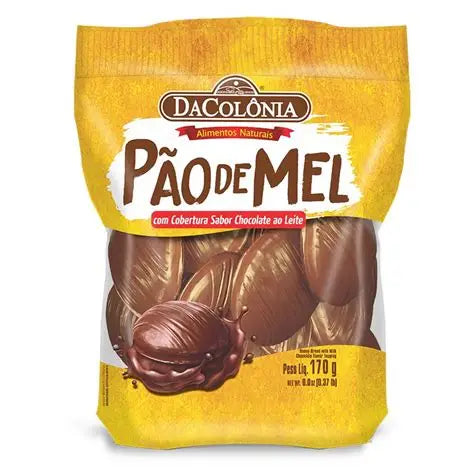 DaColônia Pão Mel Cobertura Chocolate ao Leite (170g)